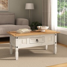 Couchtisch corona weiß - weiß, 1