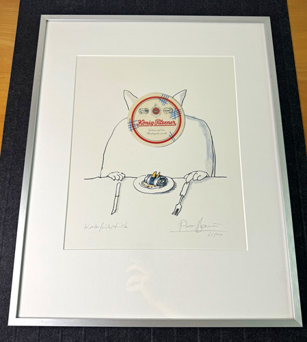König pilsener katze grafik - könig,