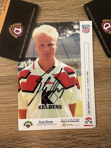 Autogrammkarte jan seifert - autogrammkarte,