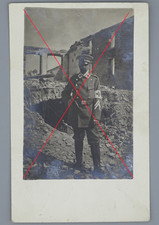 WW1: Alte Portrait AK/ Echtfoto Soldat/ Sanitäter - DRK Sanitätskolonne; Sani