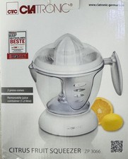 Clatronic ZP 3066 Zitruspresse mit 2 Presskegel und 1,2 Liter, gebraucht 