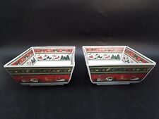 2 Stück Maebata Schälchen,Bowls,Weihnachten,Merry Christmas,Weihnachtsdekor