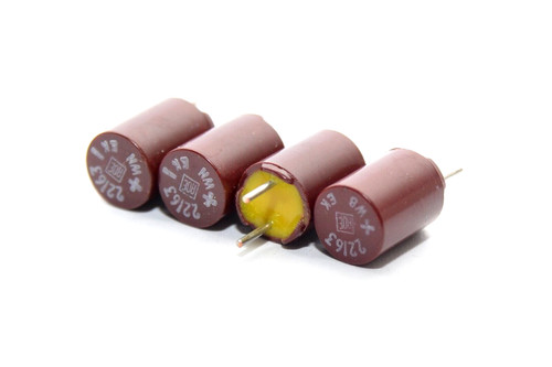 Bakelite kondensator von - 8x, bakelite-kondensator