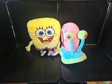 Potdemiel SpongeBob Schwammkopf Gary  Set Plüschtier  Kuscheltier  33cm Neu