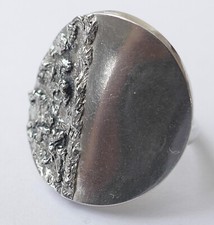 Designer Ring Modernist Silber rhodiniert Vintage 90er ring silver