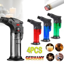 4X Jetflamme Feuerzeug Gas