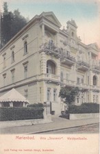 Gruß aus Marienbad -Blick auf