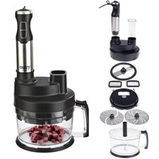 Camry CR 4623 Multifunktions-Mixer-Set 1600 Watt Handmixer Stabmixer großes Set