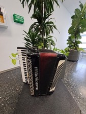 Italienisches Pianoakkordeon Mantovanelli 120 Bässe 4 Chörig