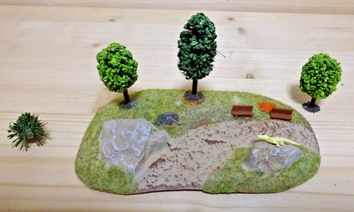 Spur diorama kleiner park - spur,