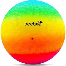 Kinder Spielball PVC Regenbogen 8,5 Zoll Softball Kickball