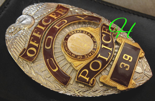Obsolete police badge - ,, *