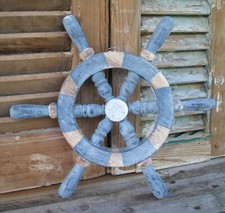 Maritime deko steuerrad natur - maritime,
