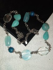 Halskette Tillberg Germany Silber/Türkis