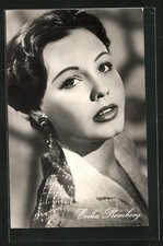 Ansichtskarte Schauspielerin Erika Remberg in dem Film Salto mortale 