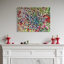 Gemälde Blumen Abstrakt