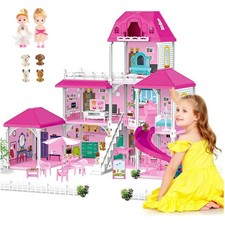 deAO Großes Puppenhaus