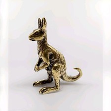 Kupfer messing figur kangaroo - kupfer,