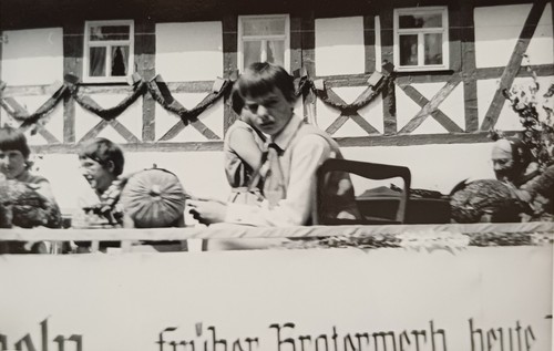 Annaberg drei jungen - drei, sitzen