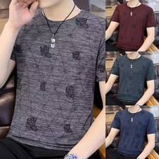 Herren Rundhals Vintage Mode