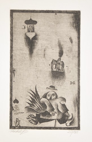Christoph meckel radierung - /,