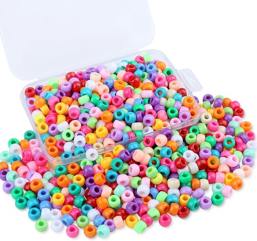 500 stück bunte pony beads - bunte,