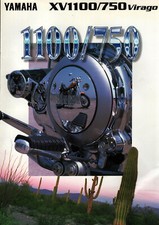 Prospekt Yamaha Motorrad XV 1100 750 Virago von 10. 1994