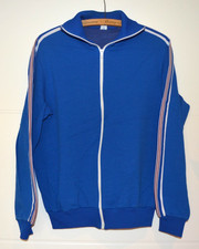 DDR Trainingsjacke Sportjacke Oldschool m. Ärmelstreifen Oberlungwitz Gr. m52