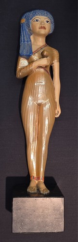 ägyptische figur mit - Ägyptische,