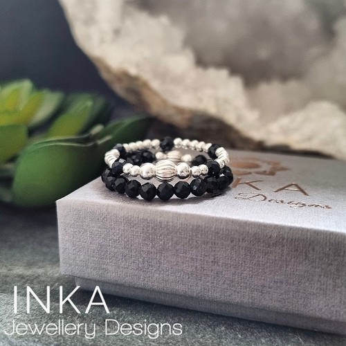 925 sterling silber - sterling, schwarz