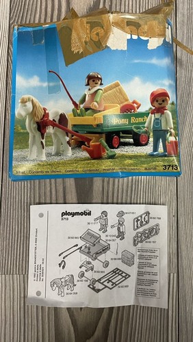 Playmobil 3713 pony ranch - playmobil,