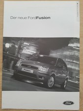 FORD,FUSION,PREISLISTE,AUSSTATTUNG,TECHNISCHEDATEN,PROSPEKT,2002,NO FIESTA,FOCUS
