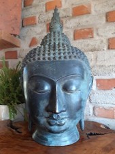 Buddha Kopf aus Bronze
