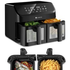 Heißluftfritteuse Fritteuse Airfryer XXL Doppelkammer B-WARE
