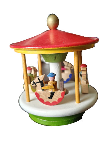 Vintage miniatur karussell - vintage,