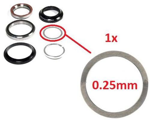 Alu distanzring microspacer - alu,