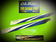 360mm Carbon Hauptrotorblätter, blau für T-REX 450 Serie Nr.: HD360B v. Align