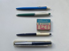 MONTBLANC Ballograf 20+Geha 205 Kugelschreiber+Pelikan 55+Schneider-Pen Vintage
