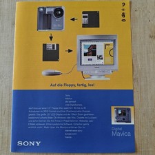 Sony Mavica Kamera 1998 Vintage Werbung Anzeige Werbeanzeige Advert Adv