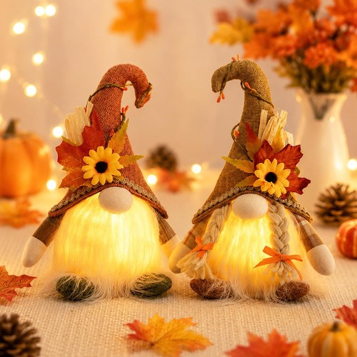 Herbstdeko wichtel mit - wichtel,