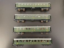 Roco 4 Schnellzugwagen SBB Ep. III mit vielen Figuren  LED-Beleuchtung neuwertig