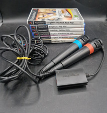 Singstar PS2 Paket 6x Singstar 2x Mikrofon  Bundle