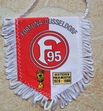 Fortuna Düsseldorf Wimpel 80er JAHRE Fan Patch Pin Artikel Ultras alt Banner f95