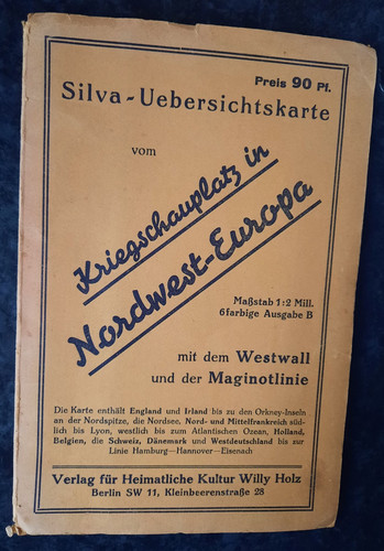 Historische kriegskarte 1939 - kriegskarte,