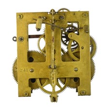 Altes GUSTAV BECKER  P 42 Uhrwerk f Wanduhr Regulator Uhrmacher clock movement