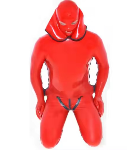 Latex bondage catsuit herren - bondage,