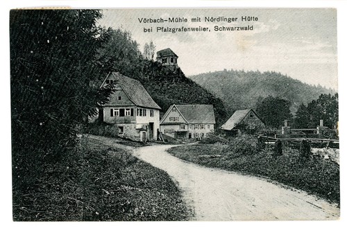Vörbach mühle mit - ak, vörbach-mühle
