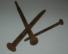 3 riesiger antiker Nagel - tolle Loft Deko - ca. 40cm + 25cm + 36,5cm