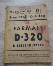 MC Cormick Schlepper D320 Ersatzteilkatalog