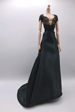 Puppenkleid 1:6 – Schwarz